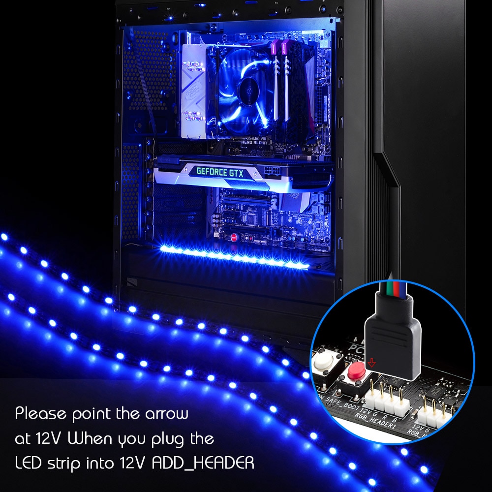 Computer RGB 12V LED Strip - Image 3
